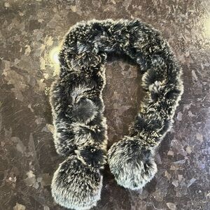 COPY - Real rabbit fur neck scarf